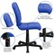 Emma and Oliver Mid-Back Quilted Vinyl Swivel Task Office Chair
